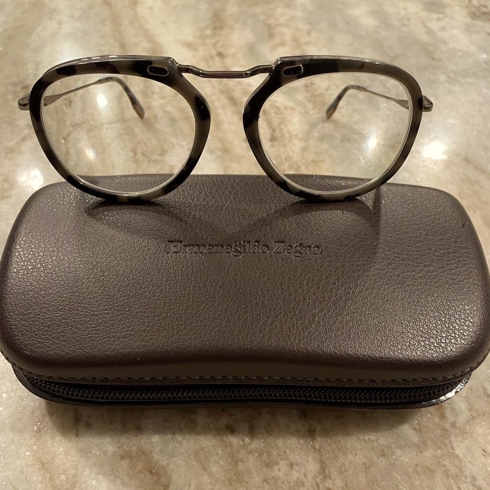 Ermenegildo Zegna glasses frame EZ 5124 with branded case